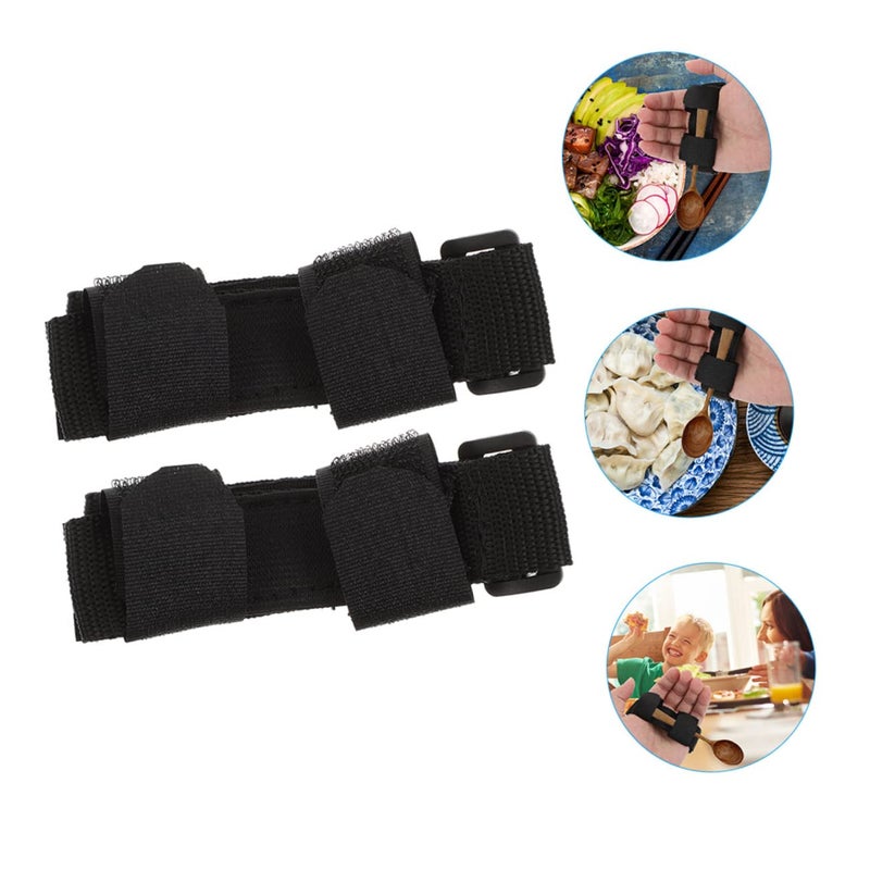 2pcs Adaptive Utensil Holder Strap Cuff for Hand Function Support Assistive Eating Aid - Image 5