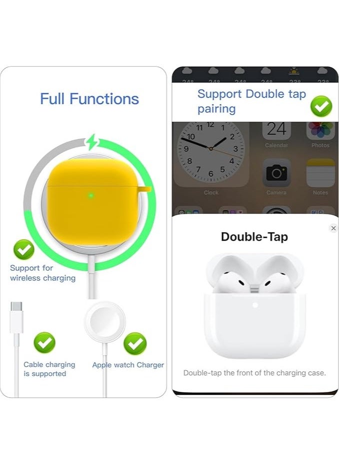 غطاء حماية ايربودز 4 واق مضاد للصدمات من السيليكون حافظة apple airpods 4  vl اصفر - pzsku/Z8A4C237826B51EFE4CC8Z/45/1741729231/b20a6efd-e251-4f8b-b535-27178a3be4a1