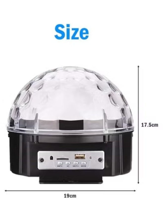TIGER Vibrant LED Crystal Disco Ball Party Light – Sound-Activated RGB Rotating Light with Color-Changing Effects – Plug & Play Strobe Light for Home Parties, Birthdays, Clubs, Weddings, Dance Floors, Holiday Events, DJ Lighting, and Indoor Celebrations - Image 4