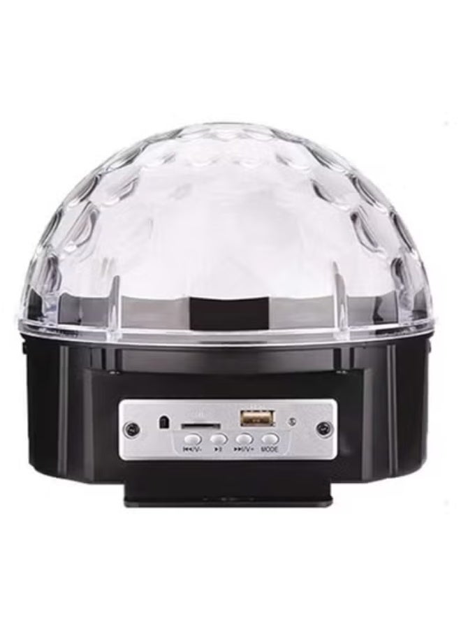 TIGER Vibrant LED Crystal Disco Ball Party Light – Sound-Activated RGB Rotating Light with Color-Changing Effects – Plug & Play Strobe Light for Home Parties, Birthdays, Clubs, Weddings, Dance Floors, Holiday Events, DJ Lighting, and Indoor Celebrations - Image 1