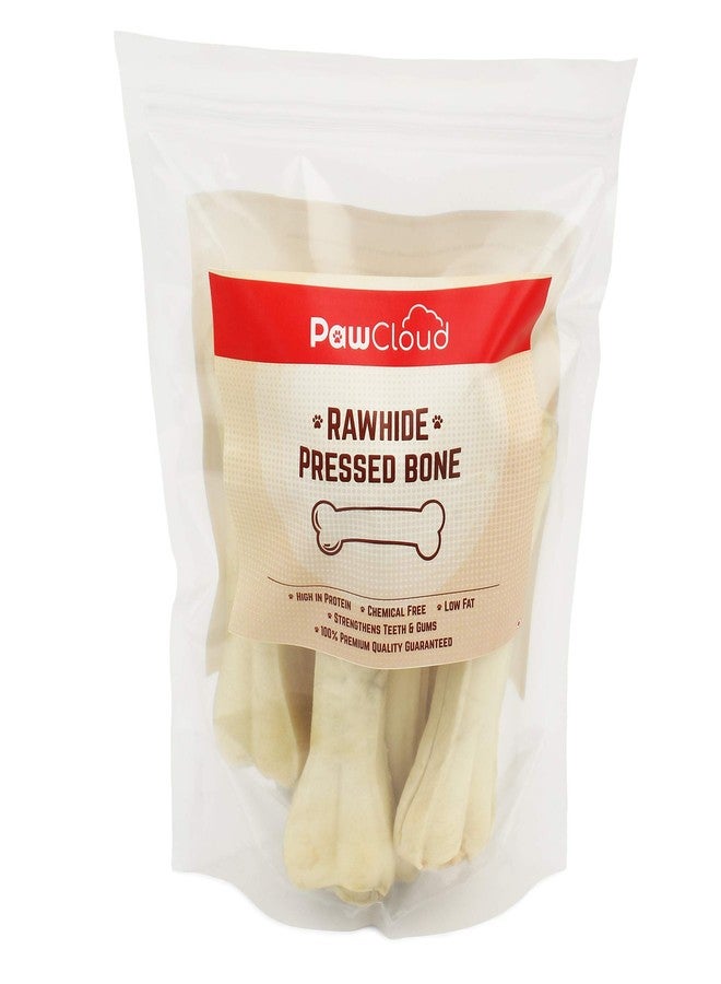 PawCloud Rawhide Pressed Dog Chew Bone, Dog Bone Treat, 4 Inches, 850 Gm (Approx 21 Pieces) - Image 1