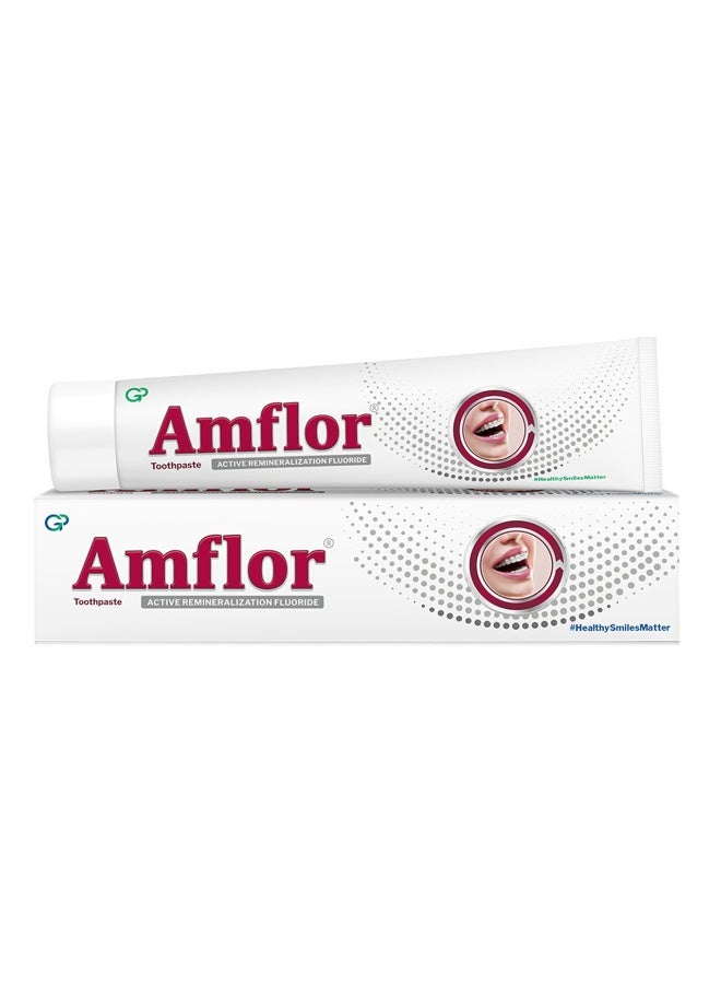 AMFLOR ACTIVE REMINERALIZATION FLURIDE TOOTHPASTE 70G - Image 1