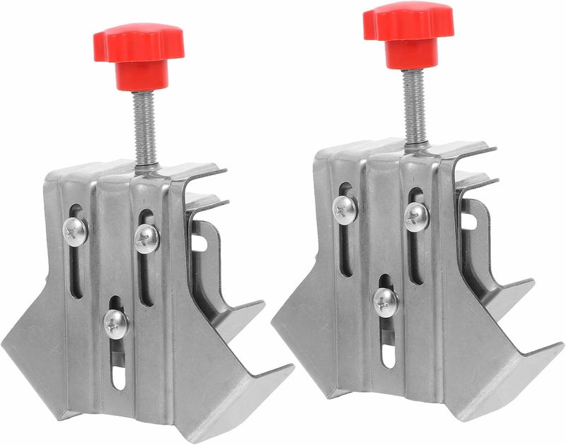 2pcs Stainless Steel Corner Clamps 90 Degree Adjustable Woodworking Angle Clamps for Cabinet Framing Fixing and Positioning Tools - Image 1