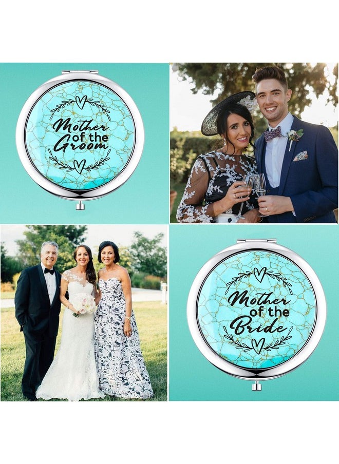 sedmart - Mother In Law Gifts From Daughter In Lawengagement Wedding Keepsake Gift For Mom And Mother In Law(Turquoise Stone Surface Mirror) - Image 1