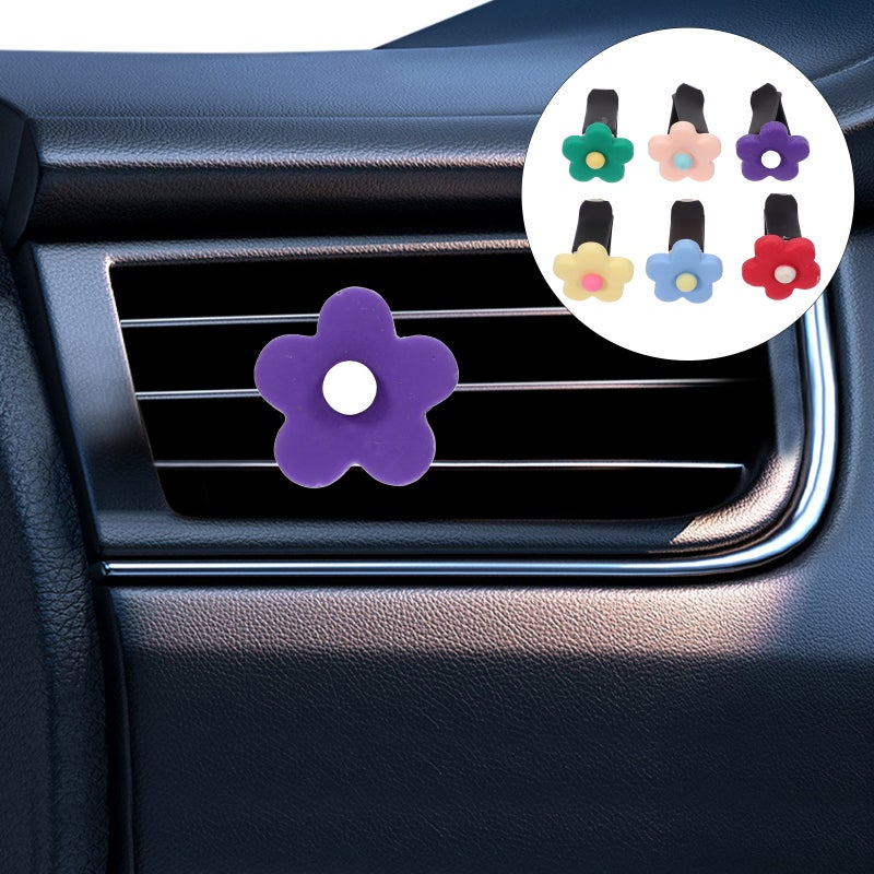 Flower Shaped Vent Clip, Enhance Car Interior with Aromatic and Stylish Fragrance Solution - Image 4