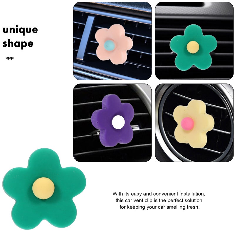 Flower Shaped Vent Clip, Enhance Car Interior with Aromatic and Stylish Fragrance Solution - Image 3