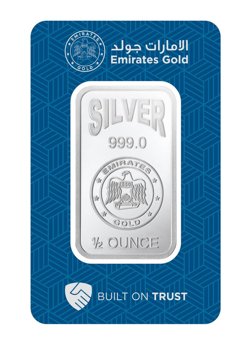 Emirates Gold Emirates | 15.551g Pure Silver Bar 999 - 1/2 Ounce  - Image 1