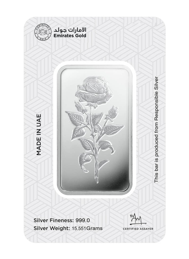 Emirates Gold Emirates | 15.551g Pure Silver Bar 999 - 1/2 Ounce  - Image 2