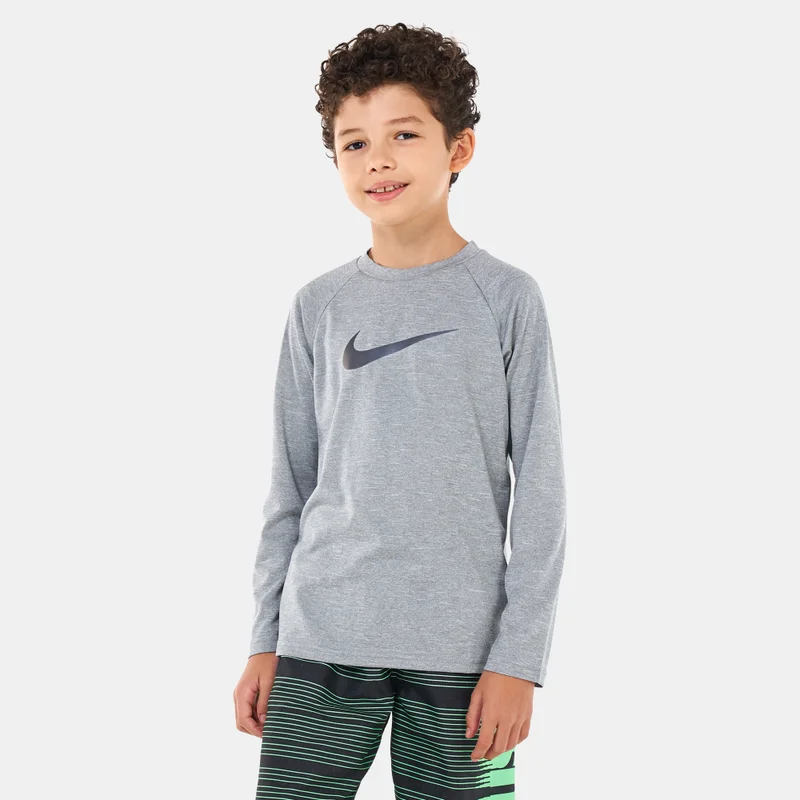 Nike Kids' Heather Hydroguard Swim Top