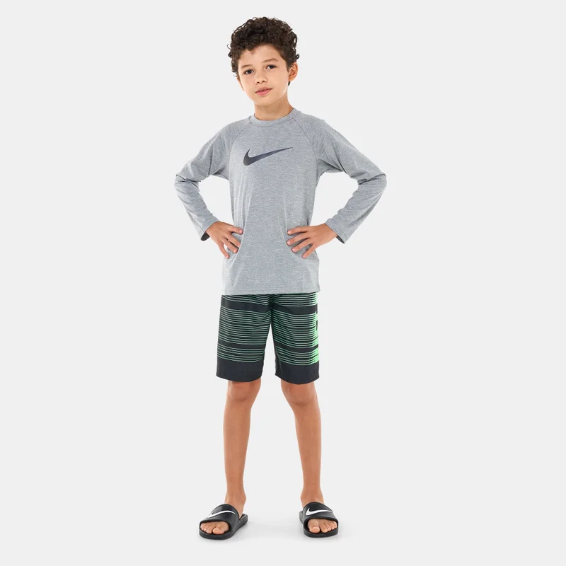 Nike Kids' Heather Hydroguard Swim Top