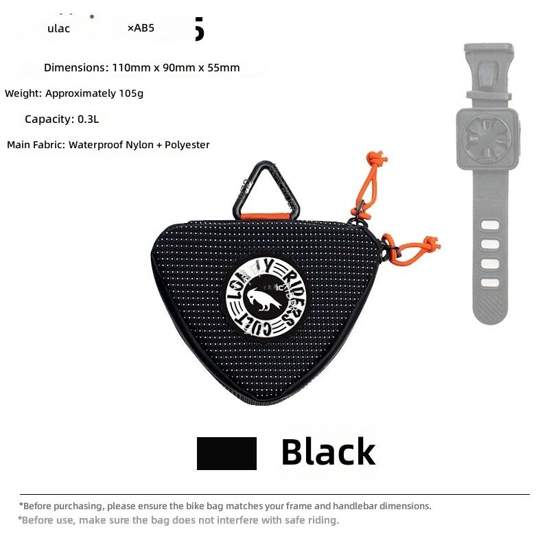 ULAC Bike Heart Saddle Bag - Rear Seat Storage Pouch for Mountain & Road Bicycles, Cycling Organizer