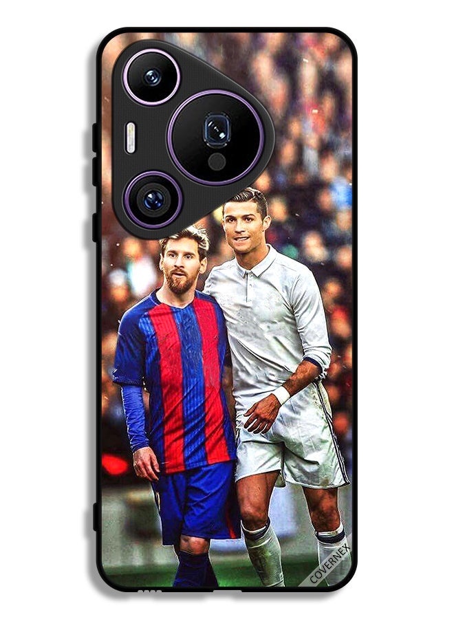 Covernex Huawei Pura 70 Pro Protective Case Cover Messi & Ronaldo - Image 1