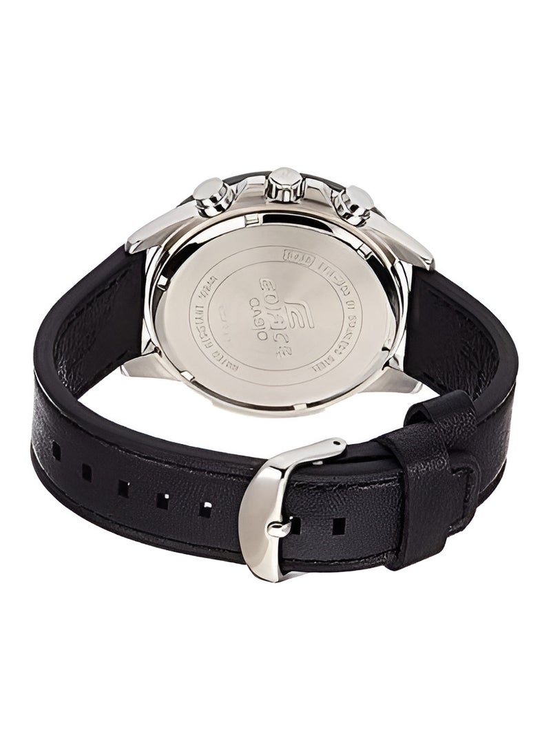 كاسيو ساعة كاسيو إيديفيس EFR-303D-1A للرجال بتوقيت عالمي - مينا رمادي - Image 3