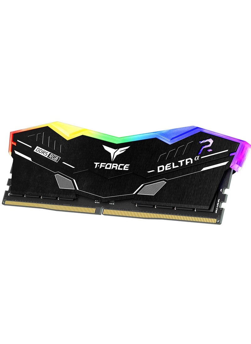TeamGroup - 64GB (2X32GB) 6000MHz DDR5 DESKTOP RGB GAMING RAM - BLACK - Image 1