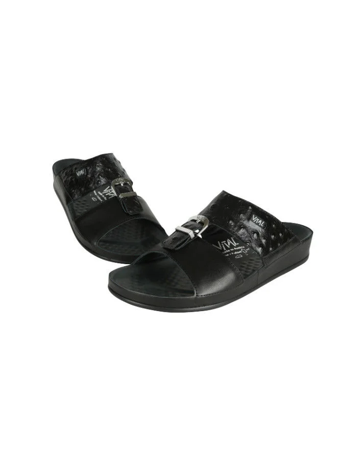 VITAL 148-1005 Vital Mens Sandals Vital Thomas Nappa 09111S3832699 Schwarz
