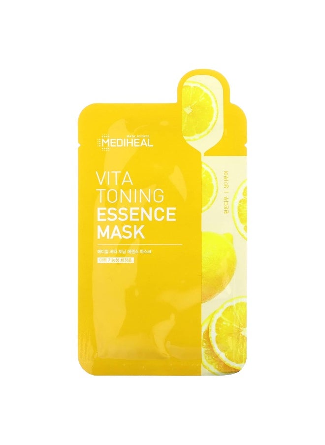 MEDIHEAL MEDIHEAL, Vita Toning Essence Beauty Mask, 1 Sheet, 0.68 fl oz (20 ml)  - Image 1