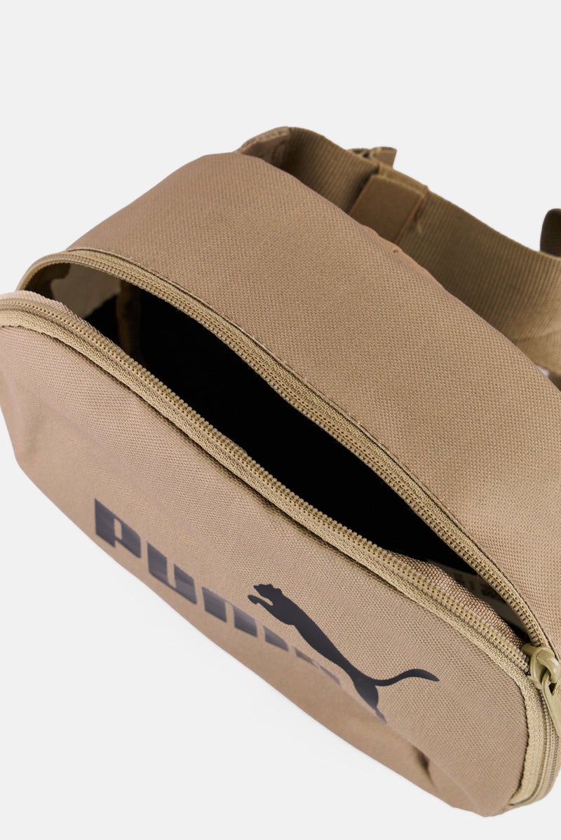 PUMA Men Brand Logo Fanny Pack, Tan  - Image 3