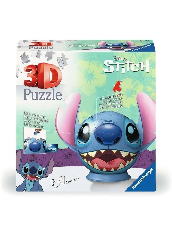 Ravensburger Ravensburger Disney Lilo & Stitch Stitch 3D Jigsaw Puzzle (72 Pieces)  - Image 1
