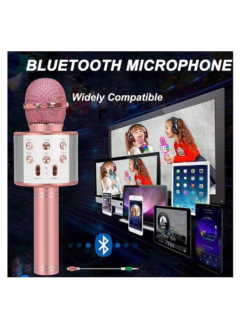 Wireless Bluetooth Microphone,Portable Handheld Mic Speaker For All Smartphones,Gifts For Girls Kids Adults All Age - Image 3