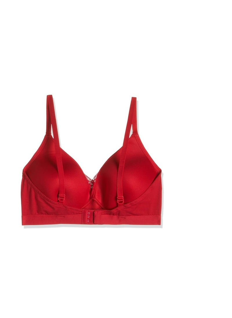 zivame Zivame Womens Wirefree Regular , Color: Lipstick Red, Size: 36D…  - Image 2