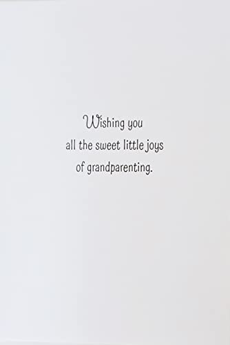 Greeting Card Congratulations On Your New Grandbaby Birth Baby Grandson Granddaughter - Wishing You All The Sweet Little Joys of Grandparenting - Image 2