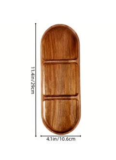 Hihonor Versatile Acacia Wood Serving Tray - Perfect for Bread, Snacks, Fruit & Cheese | Ideal for Home Kitchen, Restaurant, Bakery Parties & Coffee Table Decor  - Image 3