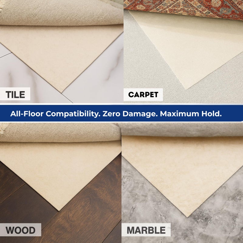 Rugstore-Outlet RUG TO CARPET GRIPPER Anti-Slip Rug Runner ANTI CREEP Underlay Medium 110x170cm - Image 5