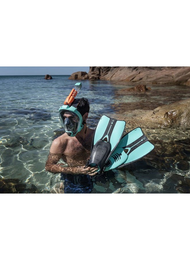 OCEANREEF Duo - Travel Fins - 7 Colours and 2 Sizes (Red, S/M) - Image 4