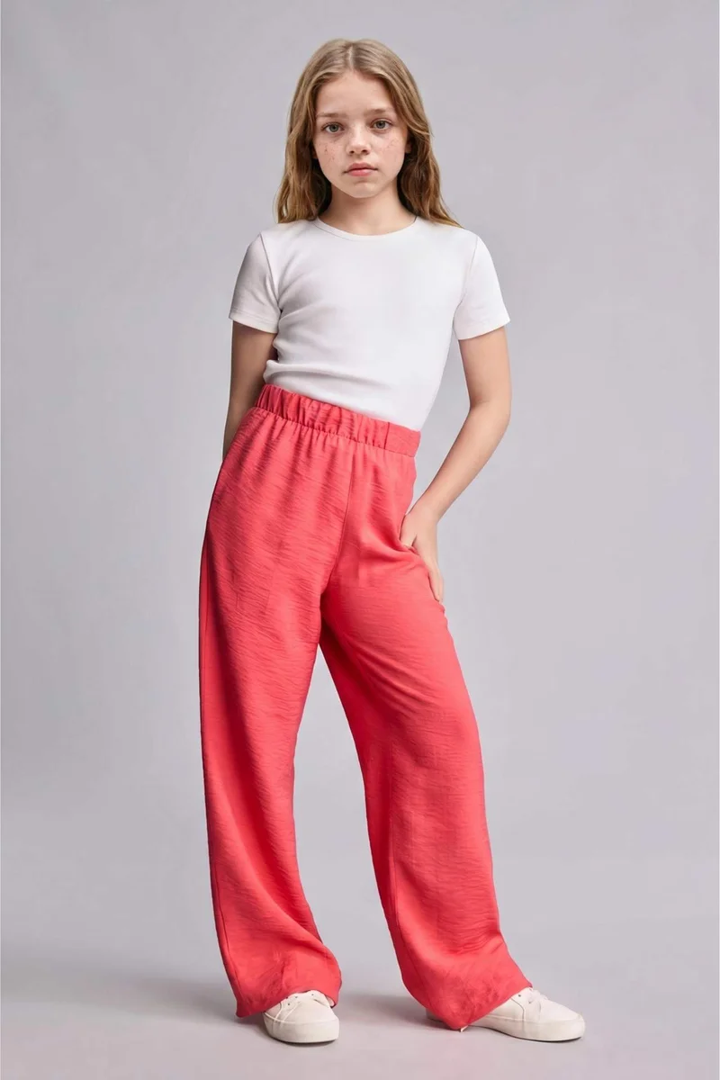 ديفاكتو Crinkle Viscose Trousers