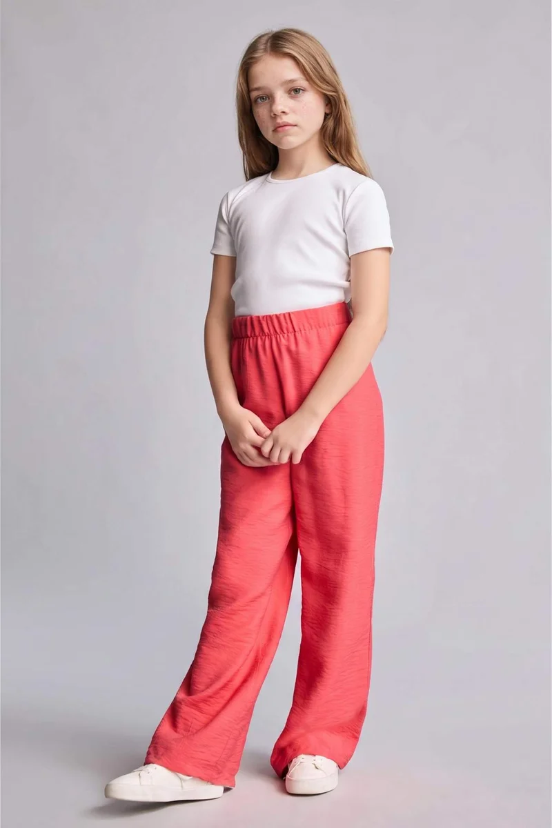 ديفاكتو Crinkle Viscose Trousers