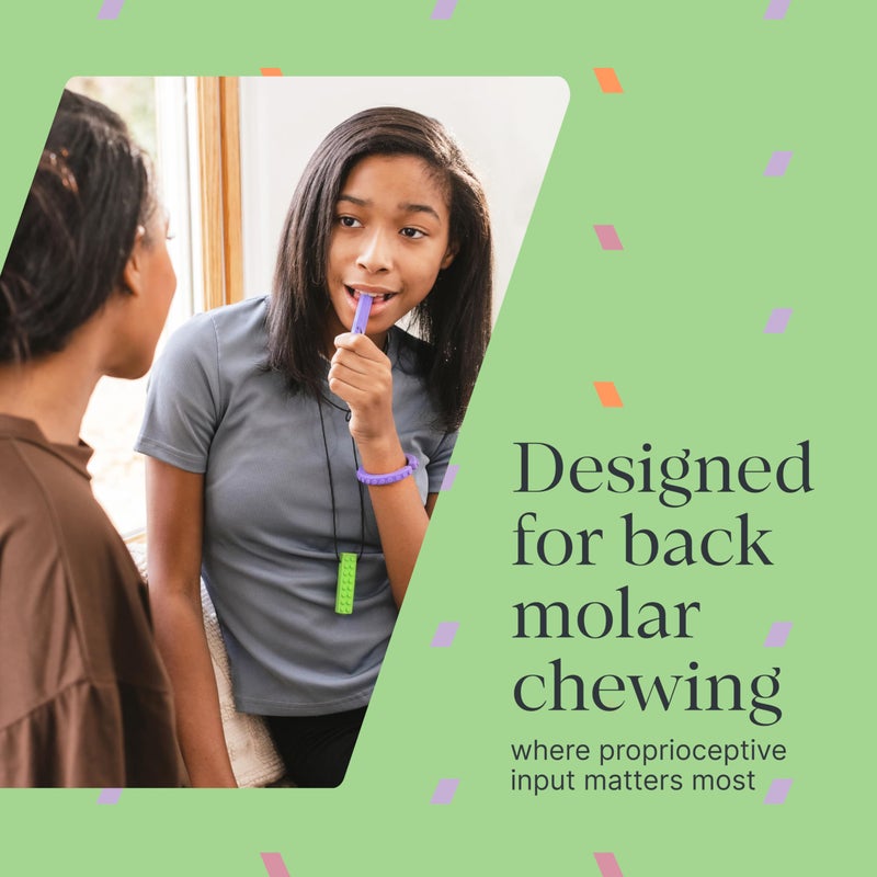 ARK Therapeutic ARK Krypto-Bite, Chew Necklaces for Sensory Kids and Adults, Oral Fidget for Autism, ADHD, SPD, Anxiety, Medical-Grade Sensory Chew Necklace, XXT, Very Firm, Lavender - Image 5