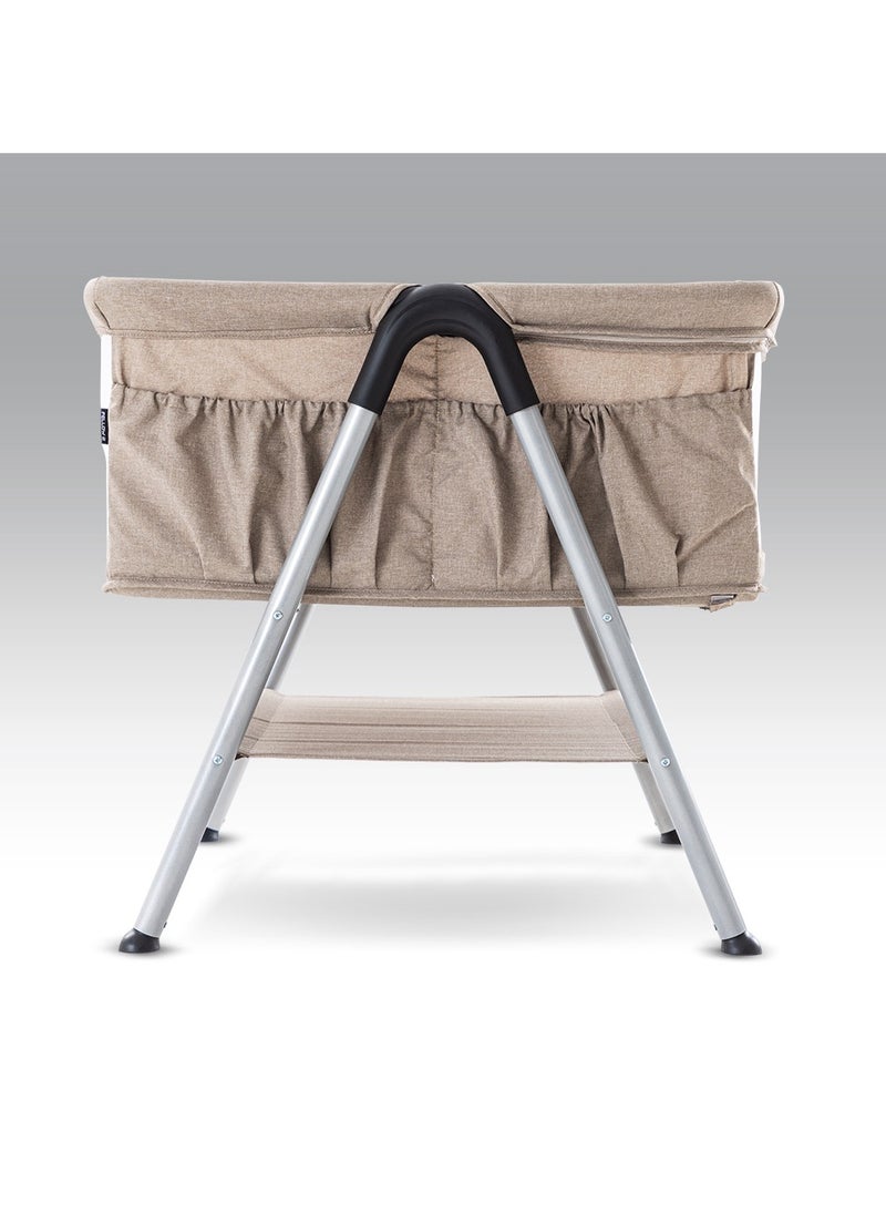 TEKNUM - Teknum FELLOW 2 Twin Bedside Crib Bassinet - Ivory - Image 1
