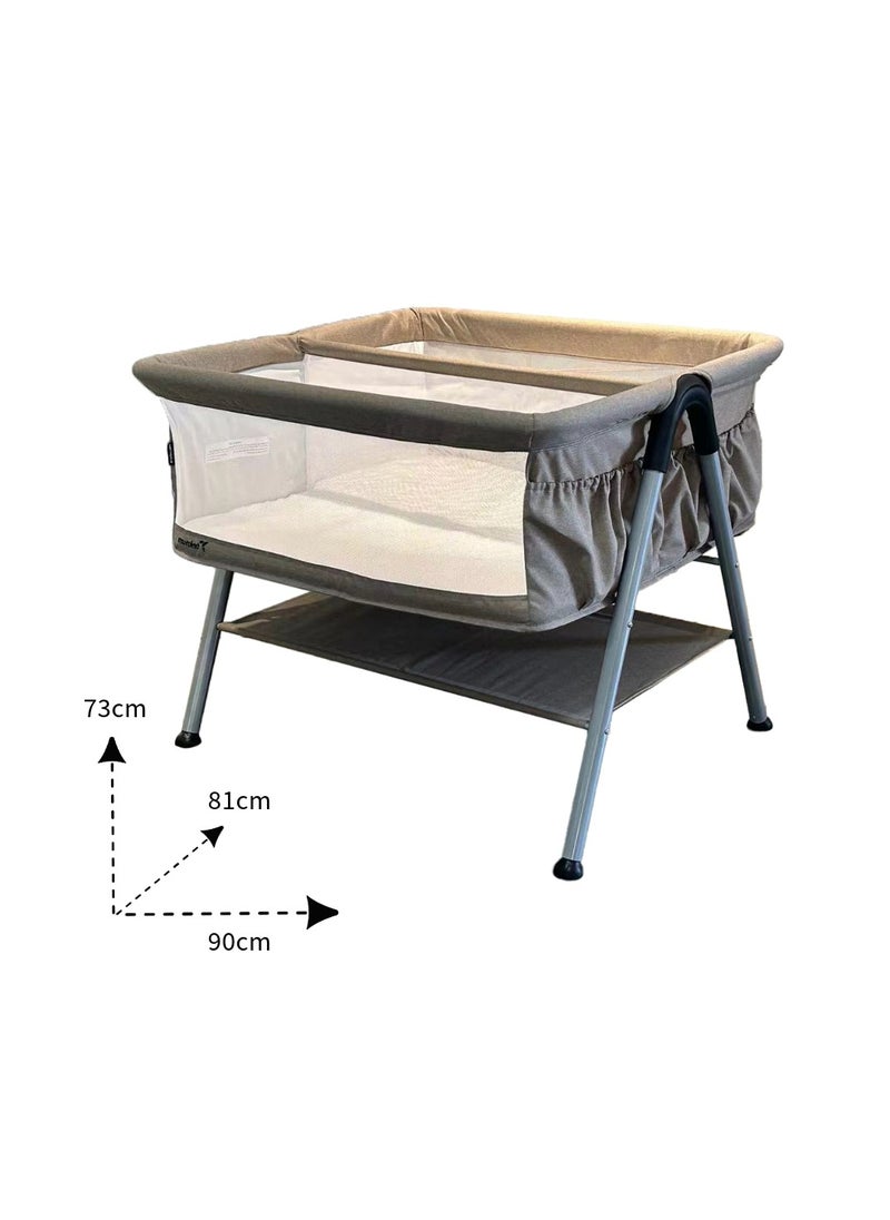 TEKNUM - Teknum FELLOW 2 Twin Bedside Crib Bassinet - Ivory - Image 1