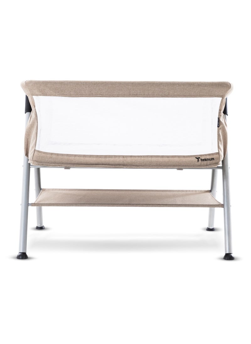 TEKNUM - Teknum FELLOW 2 Twin Bedside Crib Bassinet - Ivory - Image 1