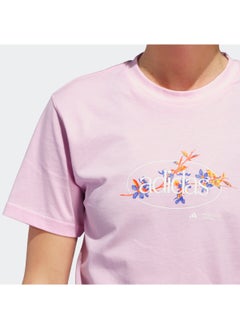 Adidas Elements Radiate Floral Graphic T-Shirt  - Image 3