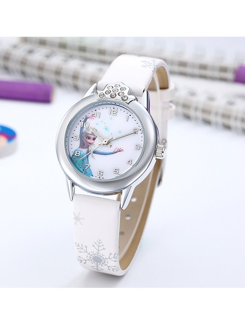 GKK 4-piece children's watch set Women's ice and snow cartoon romantic electronic watch  - Image 5