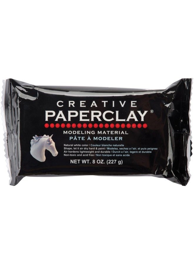 Creative Paper clay, 8 Ounces, White