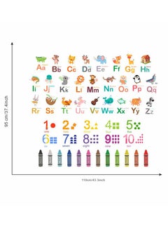 Y&D Cartoon Animal English Letter Decorative Wall Stickers Perfect For Kids' Bedrooms And Nurseries  - Image 2