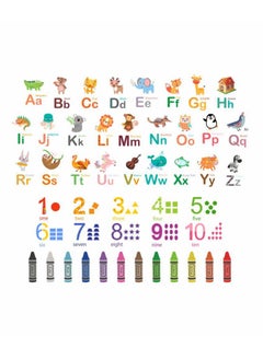 Y&D Cartoon Animal English Letter Decorative Wall Stickers Perfect For Kids' Bedrooms And Nurseries  - Image 1