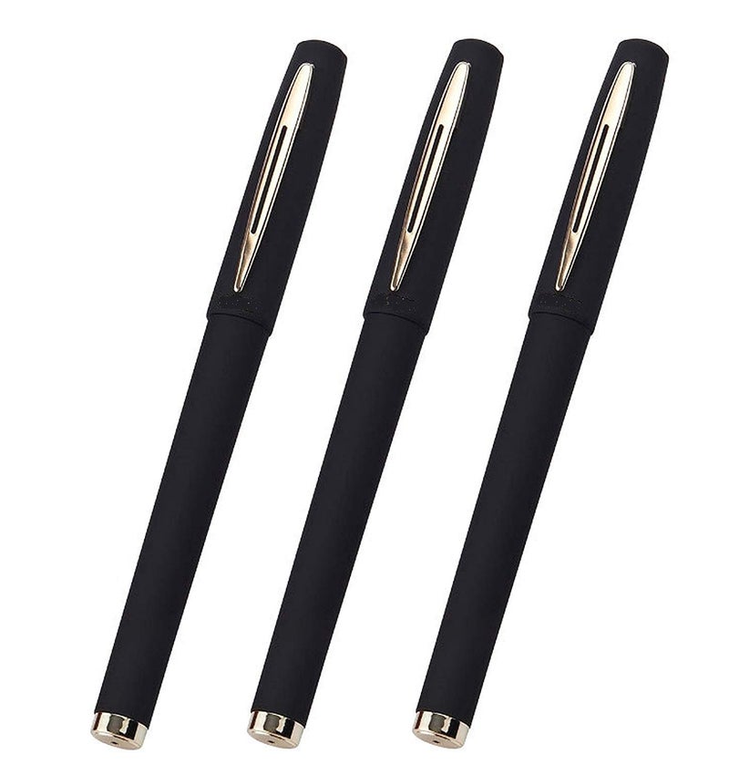 BAOKE Three Black Gel Pen Set, 1.0 mm Line Drawing Pen, Archival Ink Fine Point Tip Sketching Pens for Artists, Drawing Illustration - Image 1