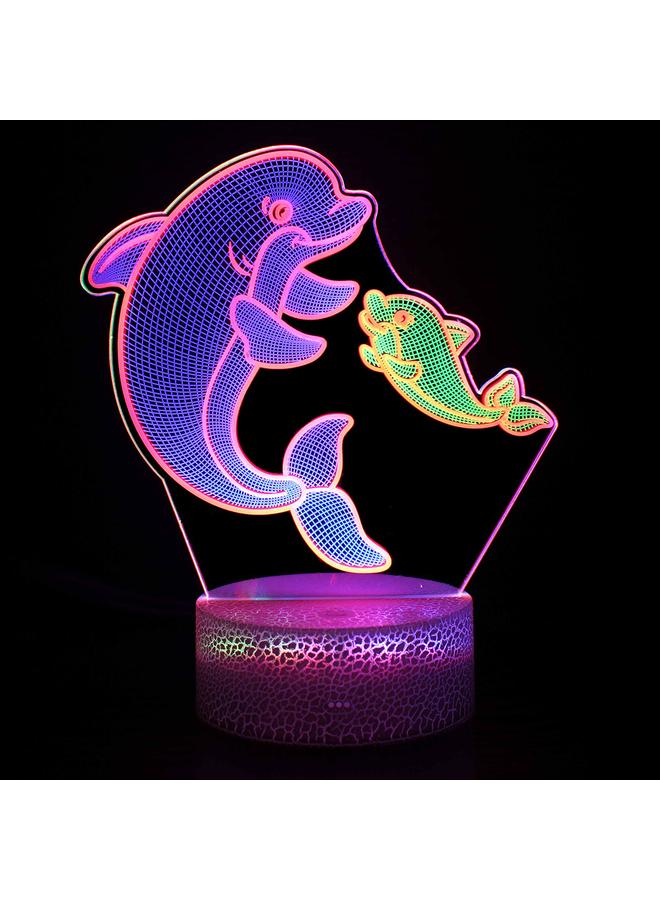 Bluejw Specialized E-commerce Animal Series 3D Night Light Colorful Touch Remote Control Desk Lamp Acrylic Bedside Atmosphere Lamp - Image 1