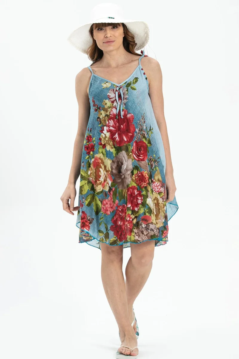 اليش شيل بيزي Floral Print Dress