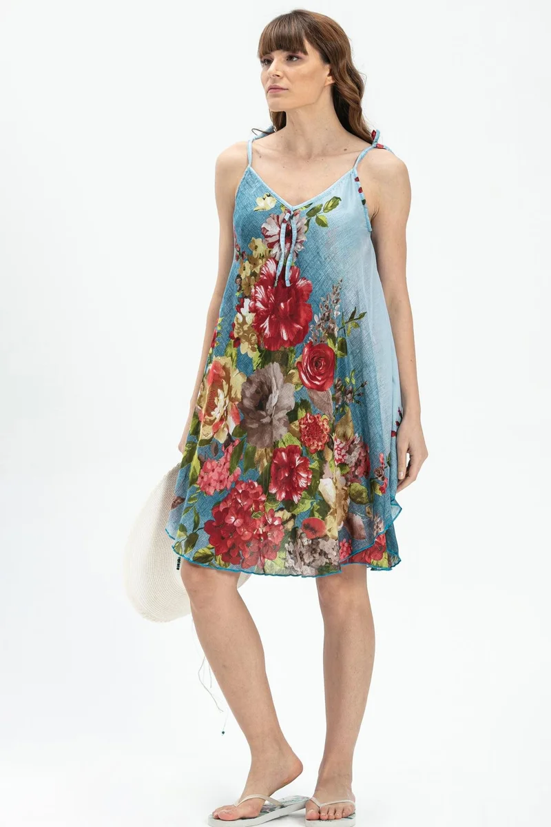 اليش شيل بيزي Floral Print Dress