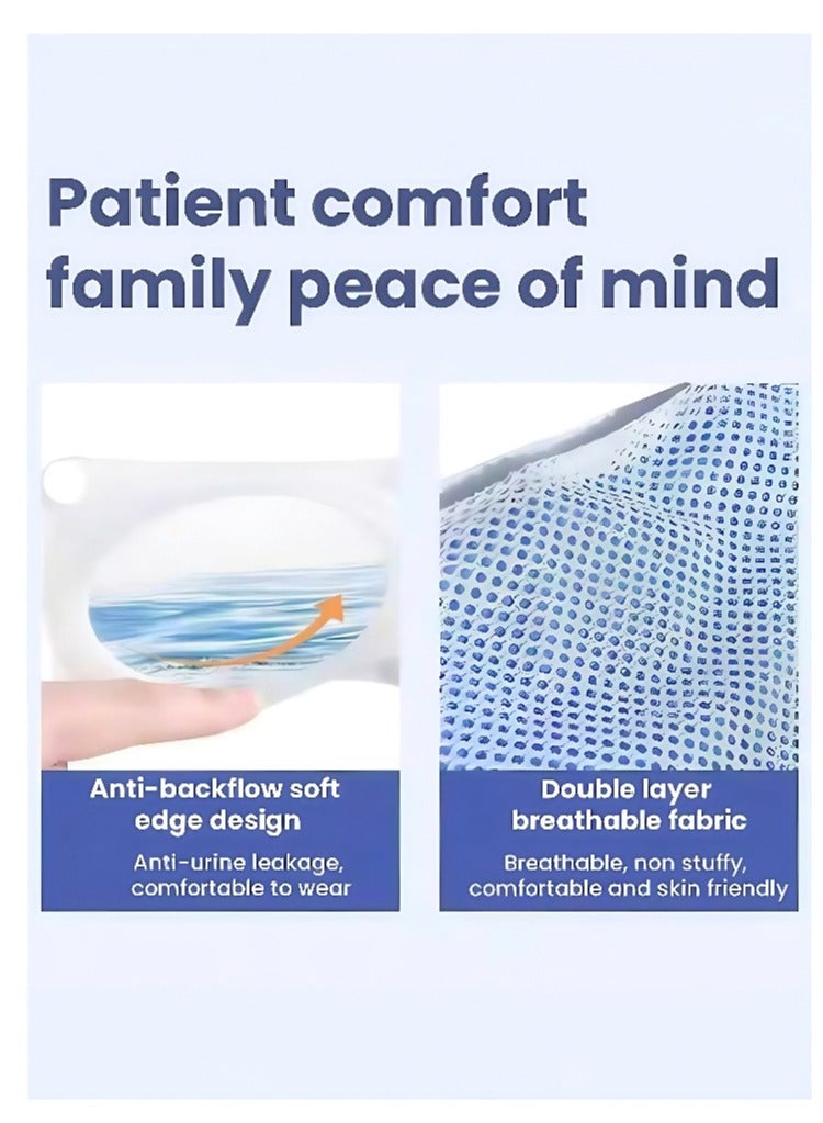 Generic Reusable Silicone Urine Collector with Portable Wearable Urinary Drainage Bag System Wearable Washable Urinal Collector for wonmen while Sleeping Bed Patients  - Image 4