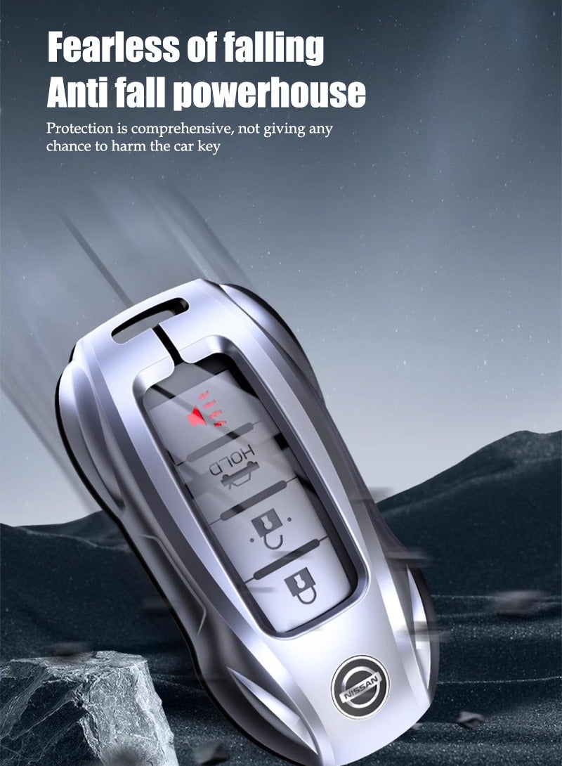 نيسان ملحقات مفتاح السيارة الأكمام ، مناسبة لكمام مفتاح سيارة نيسان ، الراقية ، مقاومة للارتداء ، تحمي مفاتيح سيارتك بشكل أفضل ، مثالية. - Image 5