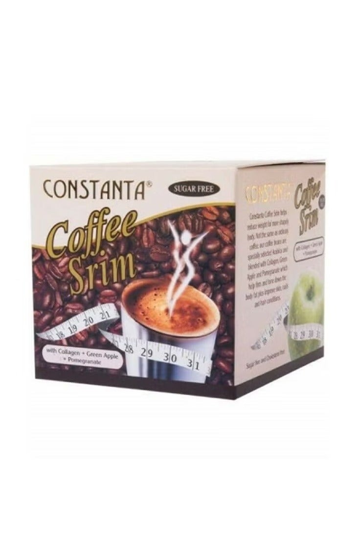 Constanta Coffee Srim – Slimming Coffee with Collagen, Green Apple & Pomegranate | Sugar Free Weight Loss Drink - Image 1