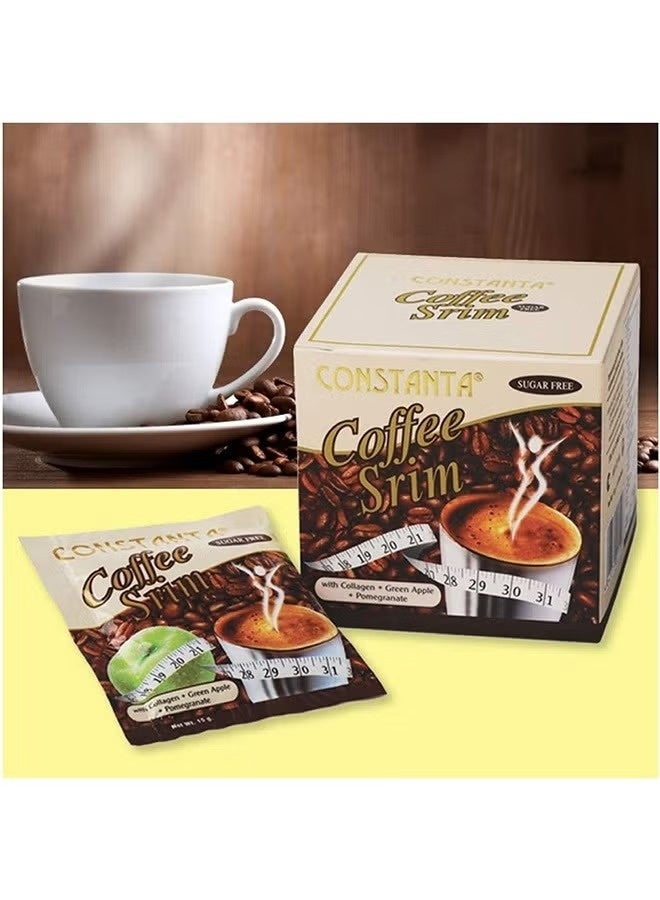 Constanta Coffee Srim – Slimming Coffee with Collagen, Green Apple & Pomegranate | Sugar Free Weight Loss Drink - Image 4
