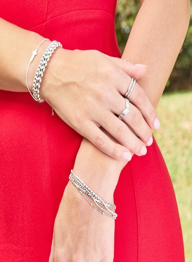 Silpada 'Simplex Cross' Chain Bracelet in Sterling Silver, 7" + 1" - Image 5