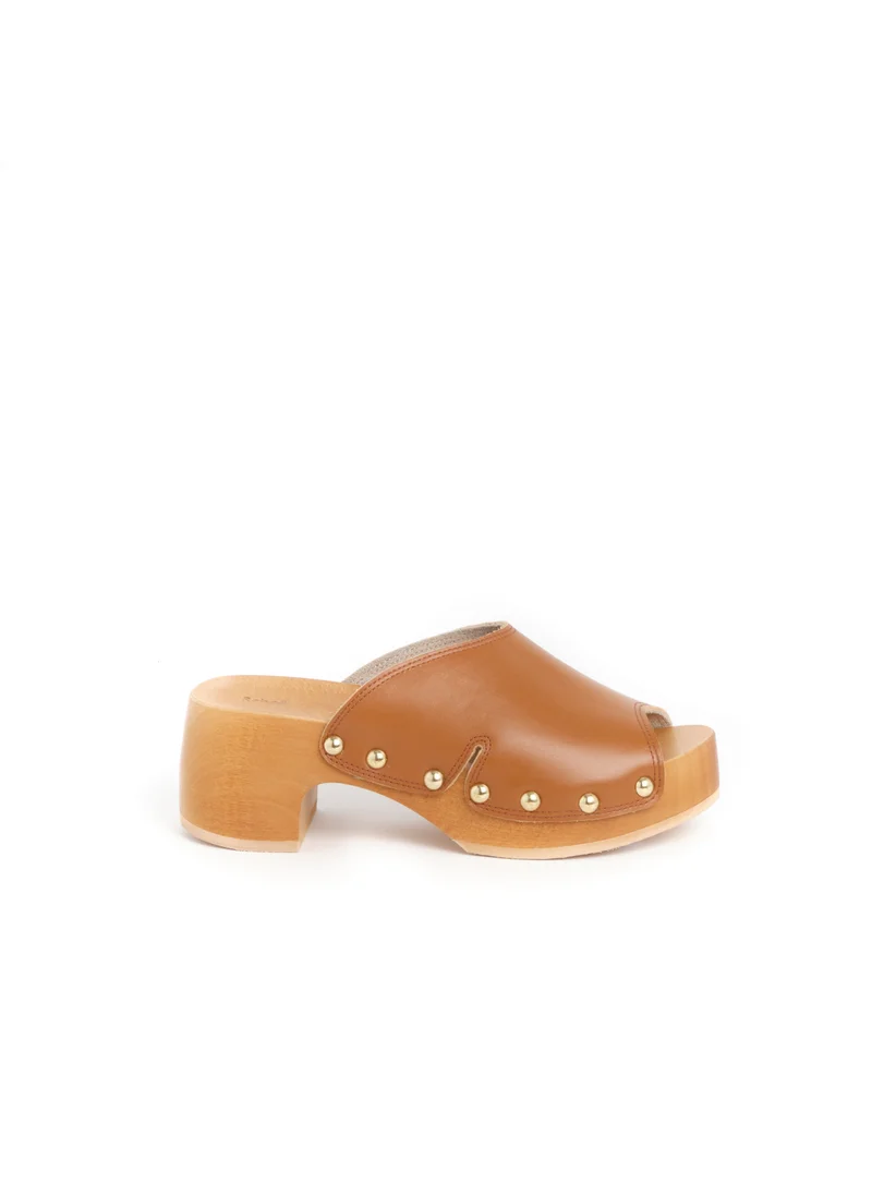 Scholl MULES COGNAC PESCURA WAVE SR