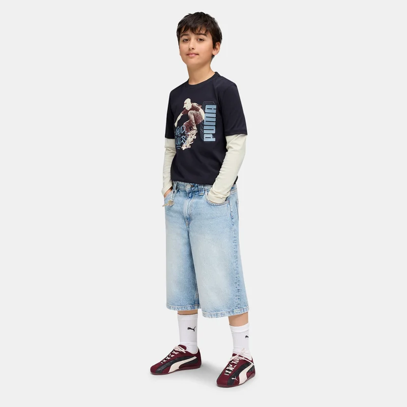 PUMA Kids' MID90s Layered T-Shirt